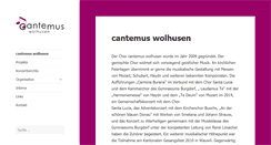 Desktop Screenshot of cantemus-wolhusen.ch