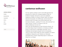 Tablet Screenshot of cantemus-wolhusen.ch